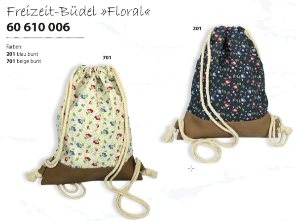 Freizeit-Büdel Floral